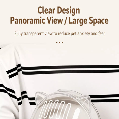 Clear Plastic Recovery Cone for Cats