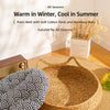 Handwoven Rattan Cat Bed for Cats & Small Dogs