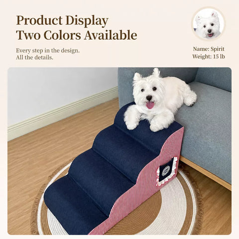 Washable Pet Stairs for Sofas & Beds