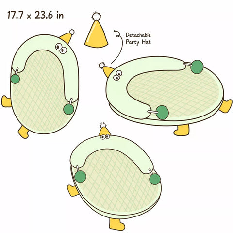 Low-Profile Pet Bed Mat for Cats and Dogs