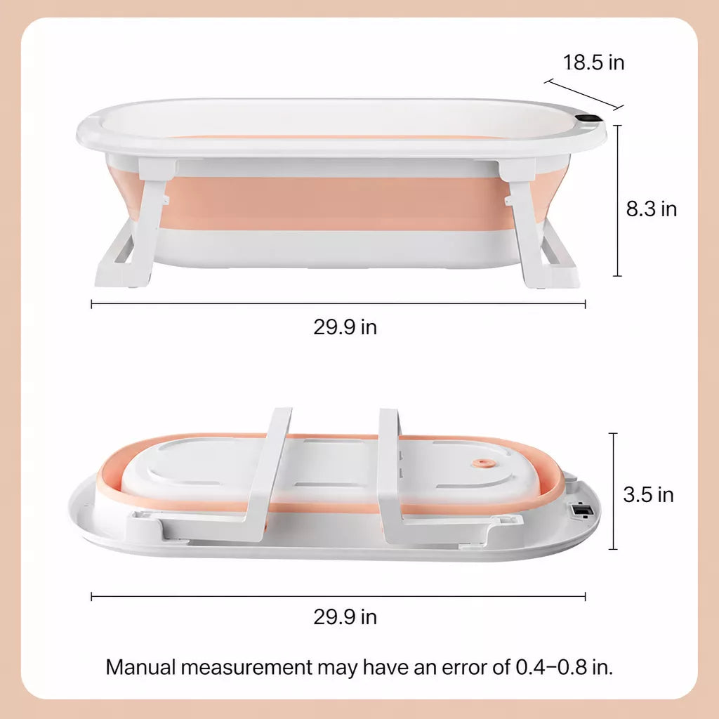 Pet Bath Tub with Drain for Small to Medium Dogs & Cats