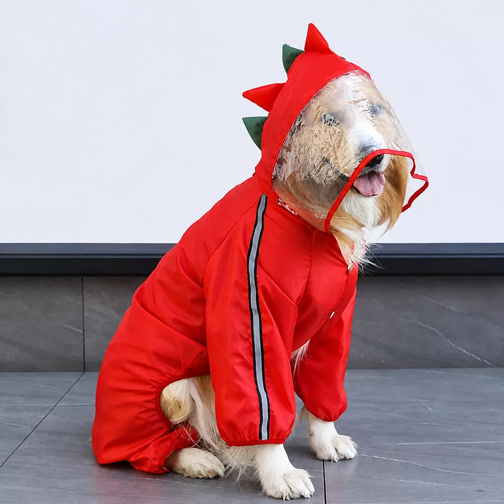 Four-Leg Waterproof Dog Raincoat