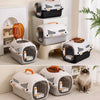 Ventilated Portable Pet Carrier for Small Dogs & Cats