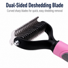 Double-Sided Dematting and Thinning Comb for Cats and Dogs