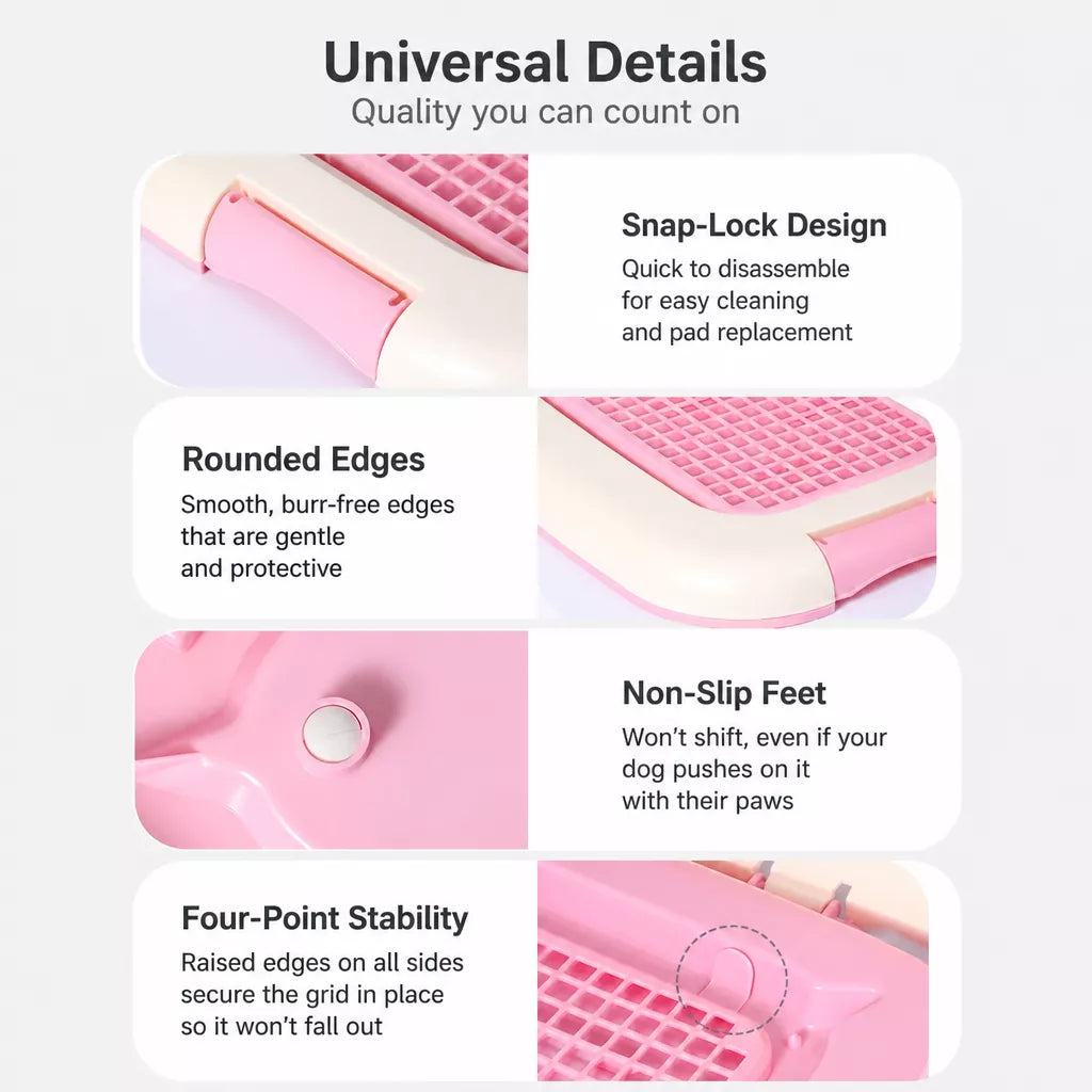 Elevated Mesh Dog Potty Tray