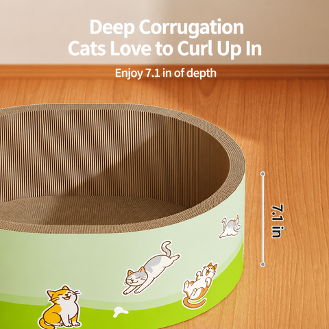 Corrugated Cardboard Cat Scratcher Lounge