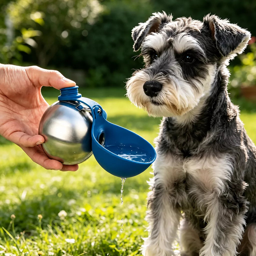 Portable Stainless Steel Pet Water Bottle