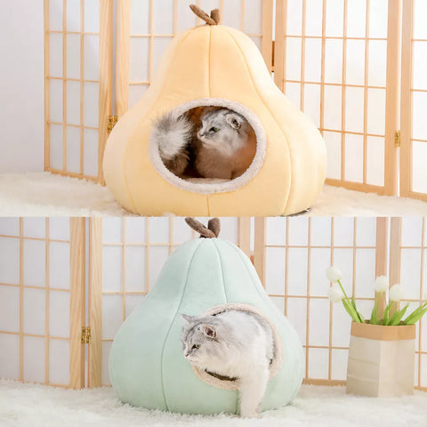 Enclosed Pet Bed Tent for Cats and Small Dogs