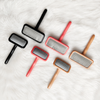 Wooden Air-Cushioned Pin Brush for Cats & Dogs