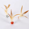 Feather Ball Teaser Toy for Cats