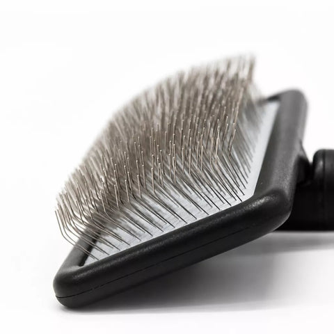 Dog & Cat Grooming Pin Brush for Loose Fur & Tangles