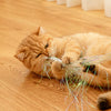 Feather Cat Teaser Toy Set with Bells