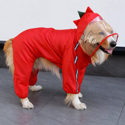 Four-Leg Waterproof Dog Raincoat