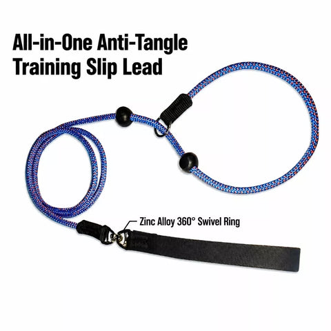One-Piece Nylon Rope Training Leash for Small and Medium Dogs