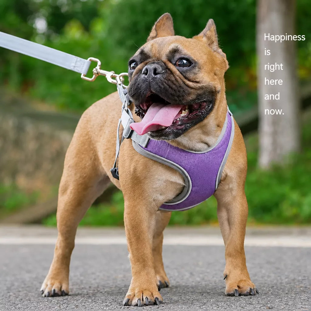 Vest-Style Dog Harness & Leash Set for Small to Medium Dogs