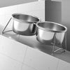 Elevated Stainless Steel Pet Bowl Stand