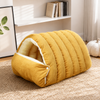 Semi-Enclosed EPE Foam Pet Bed for Cats & Dogs