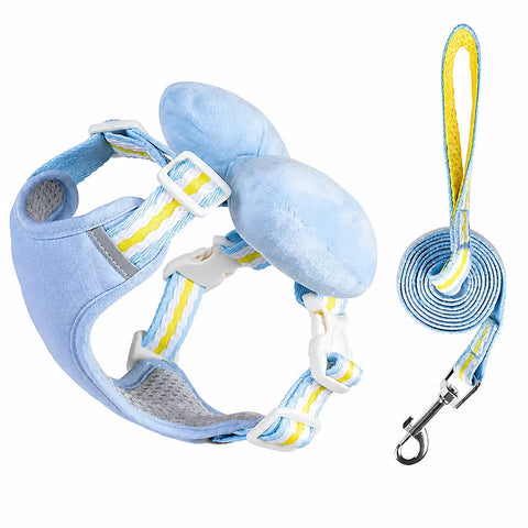 Bow Vest Harness and Leash for Small Dogs
