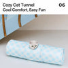 Plaid Pet Tunnel Bed