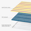 Striped Gel Pet Mat for Dogs and Cats