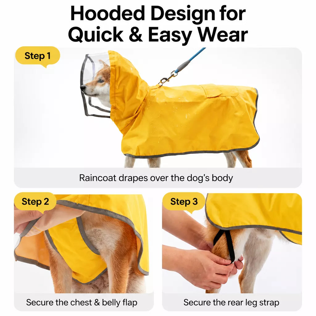 Four-Leg Dog Raincoat