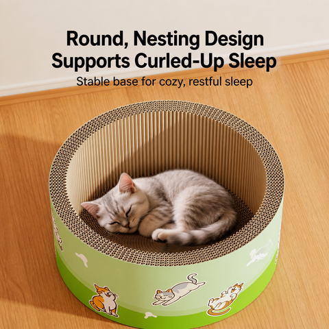 Corrugated Cardboard Cat Scratcher Lounge