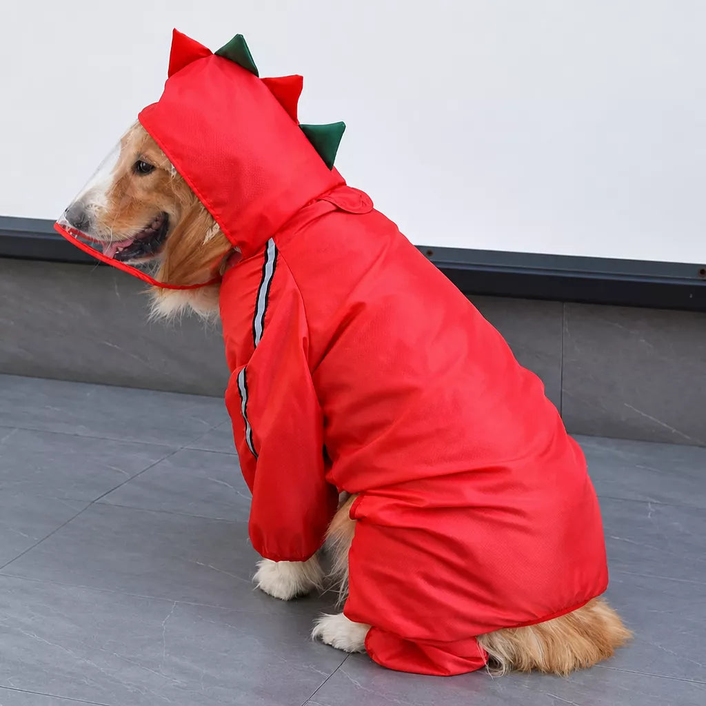 Four-Leg Waterproof Dog Raincoat