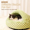 Semi-Enclosed Shell Pet Bed for Cats and Small Dogs