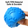 Paw Print Squeaky Ball Dog Toy