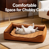 Cotton-Linen Look Pet Bed for Dogs and Cats - p-00676