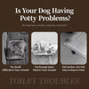 Dog Potty Tray with Splash Guard