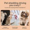 Self-Cleaning Deshedding Comb for Dogs & Cats