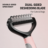 Double-Sided Dematting and Thinning Comb for Cats and Dogs