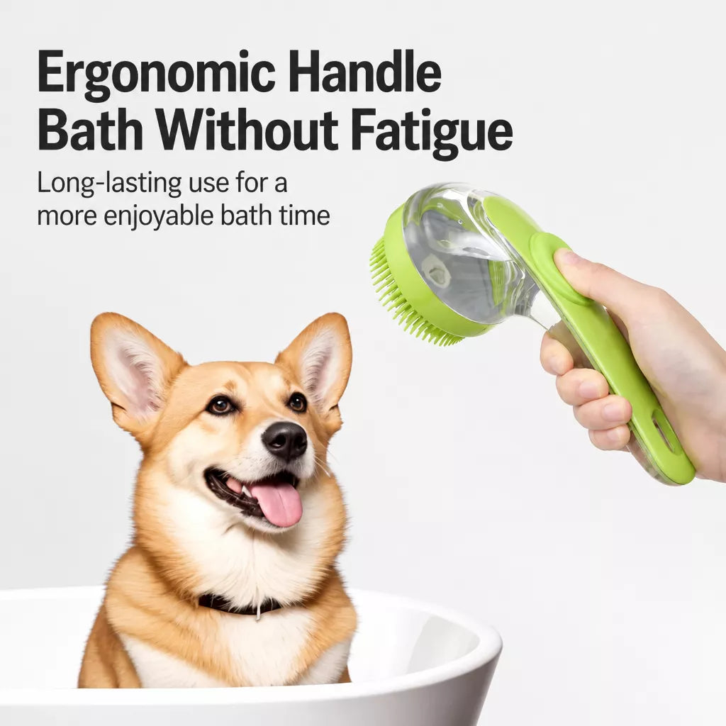 Pet Bath Brush for Dogs and Cats
