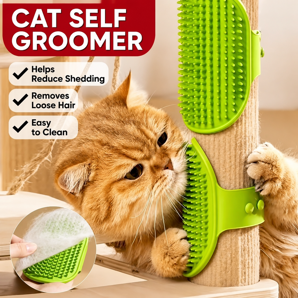 Silicone Pet Bath & Grooming Brush