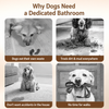 Drawer-Style Dog Potty Tray