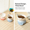 Elevated Ceramic Cat Bowl