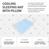 Cotton-Linen Cooling Pet Mat with Bunny-Ear Pillow - p-00104