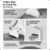 Curved-Tooth Thinning Comb for Cats & Dogs