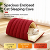 Semi-Enclosed EPE Foam Pet Bed for Cats & Dogs