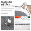 Linen-Look Cat Bed with Integrated Scratching Pad