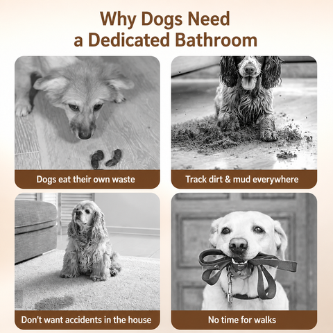 Drawer-Style Dog Potty Tray
