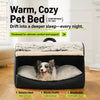 Plush Pet Tent Bed with Removable, Washable Cushion