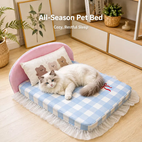 Waterproof Washable Pet Bed with Pillow