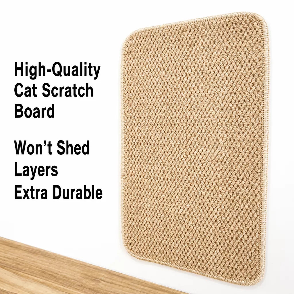 Wall-Mounted Vertical Cat Scratcher Pad