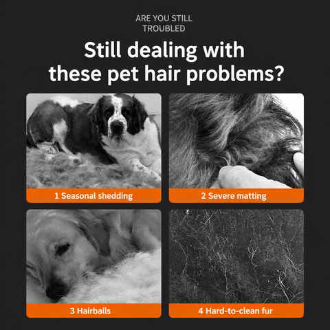 Double-Sided Grooming Comb for Medium to Large Dogs & Long-Haired Cats