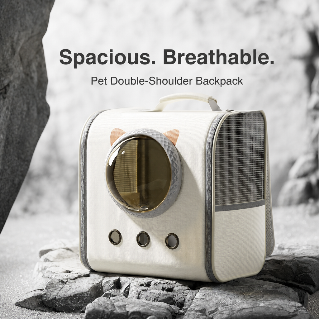 Space Capsule Pet Carrier Backpack for Cats & Small Dogs