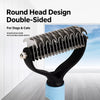 Dog & Cat Dematting Brush for Tangles & Loose Fur