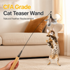 Interactive Feather Cat Toy Wand - p-00053