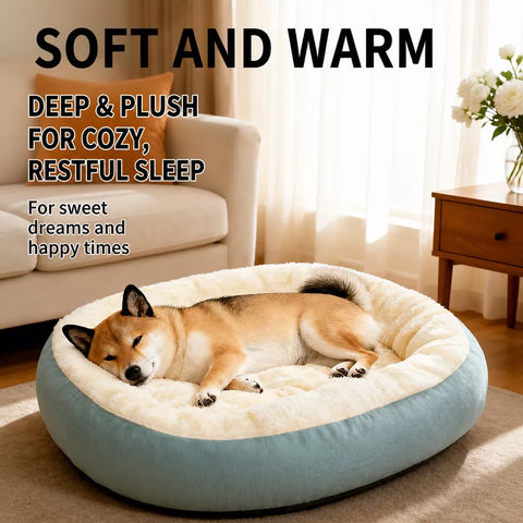 Cushioned All-Season Cat & Dog Bed